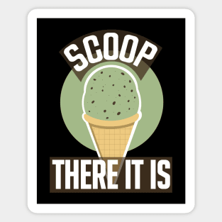 Scoop There It Is Mint Ice Cream Sticker